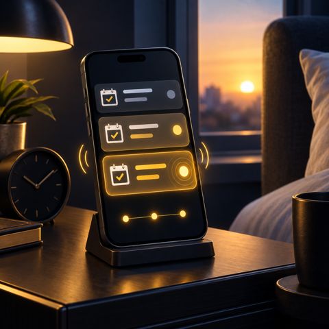Notificare push pe telefon înainte de expirare